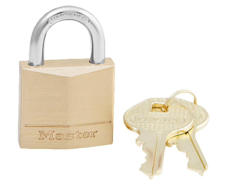 1-3/16" Brass Padlock - Carded