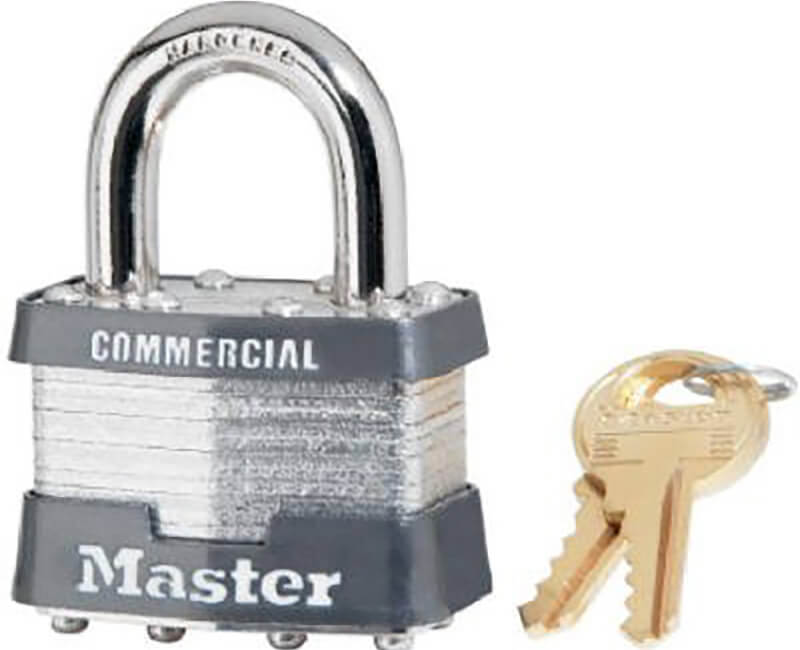 1-3/4" Wide Laminated Padlock - Boxed KA