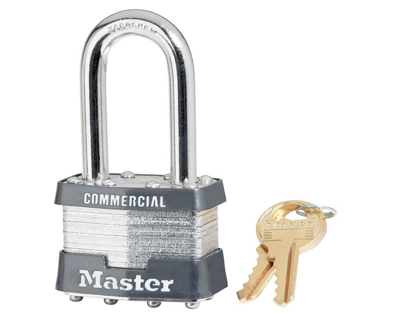 1-3/4" Wide Long Shackle Laminated Padlock - Boxed KA