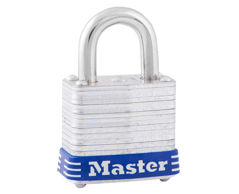 1-1/8" Wide Laminated Padlock - Carded