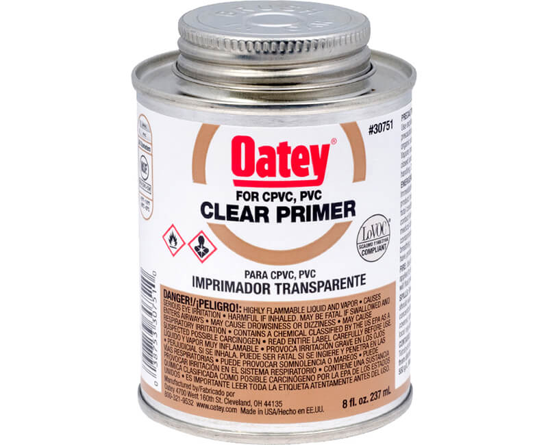 8 Oz. Clear PVC Primer