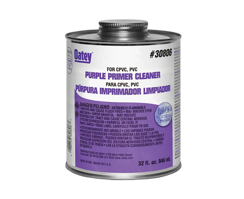 4 Oz. PVC Primer Cleaner - Purple