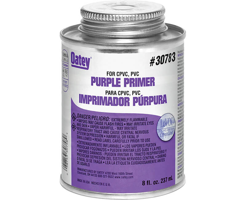 8 Oz. PVC Primer Cleaner - Purple