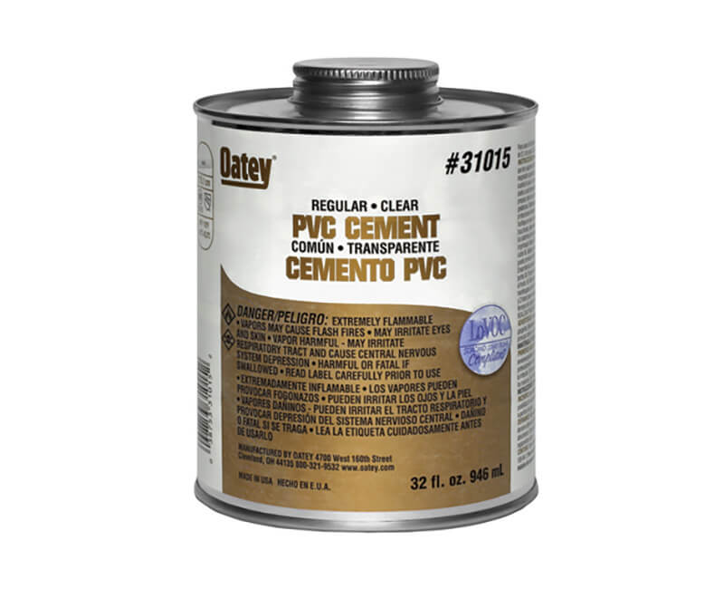 4 Oz. Clear PVC Cement