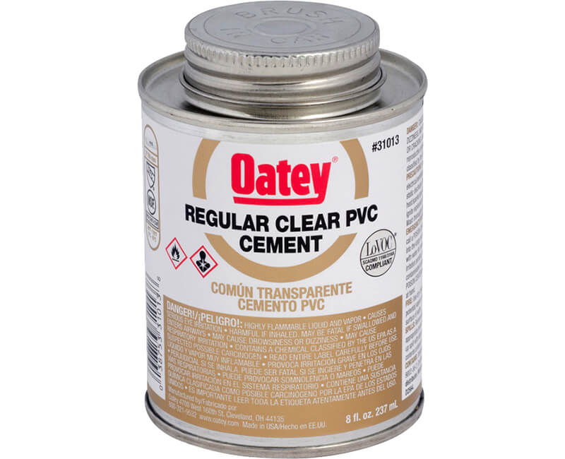 8 Oz. Clear PVC Cement