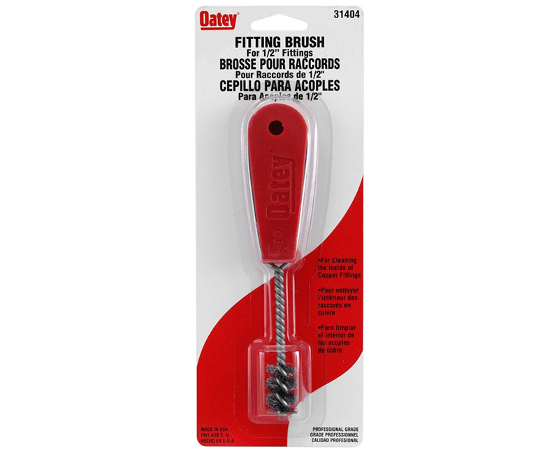 Oatey 1/2 in. ID Fitting Brush with Heavy Duty Handle