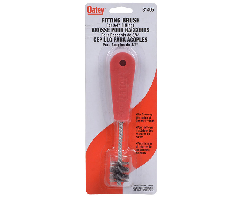 Oatey 3/4 in. ID Fitting Brush with Heavy Duty Handle