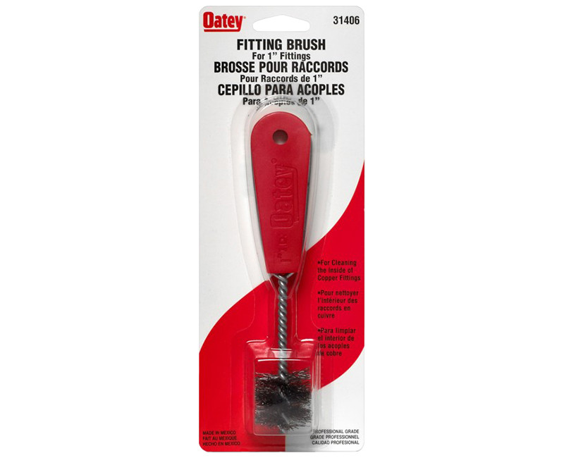 Oatey 1 in. ID Fitting Brush with Heavy Duty Handle