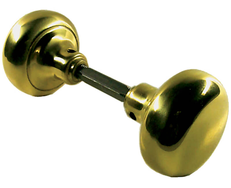 2-1/4" Brass Knob With Spindle