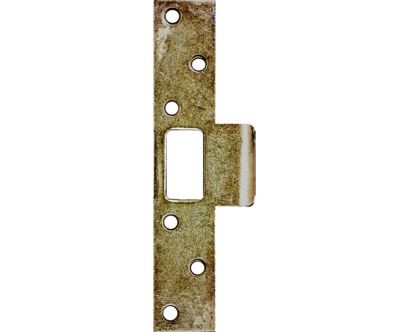 Super Strikes Curved Lip For Latch Type Locks - Brass Plated