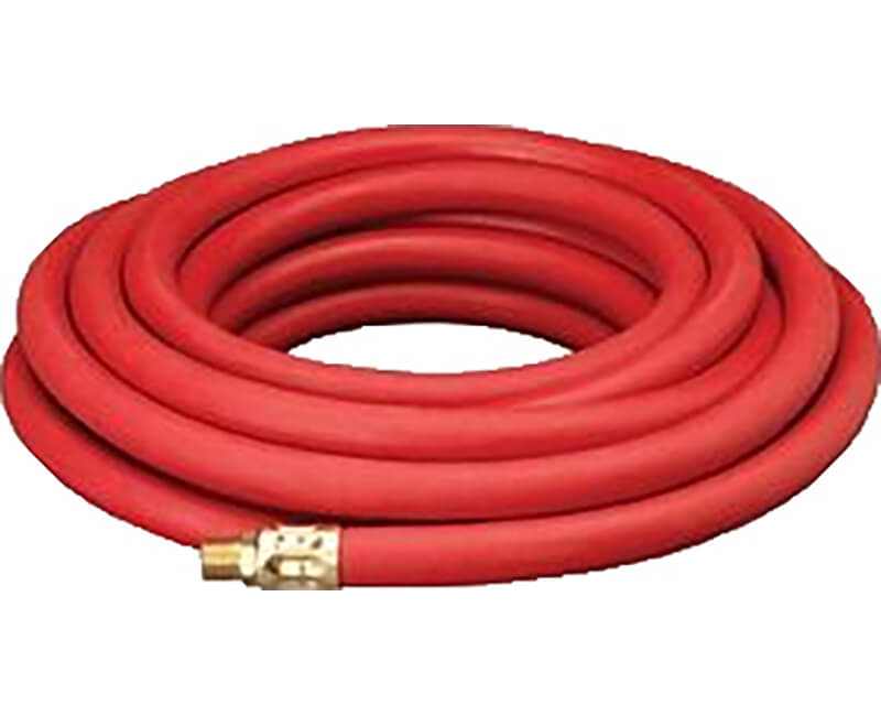 3/8" X 25' Rubber Air Hose With 1/4" Fitting