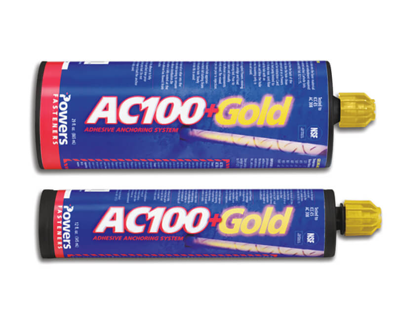 AC100+ Gold Adhesive Anchoring System 10oz Cartridge