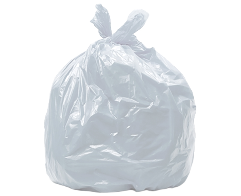 1.25 Mil Clear Trash Bags 33 Gal 33 x 40 - 40 Ct. Boxed