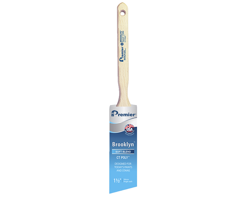 1-1/2" Brooklyn Angle Sash Poly Brush