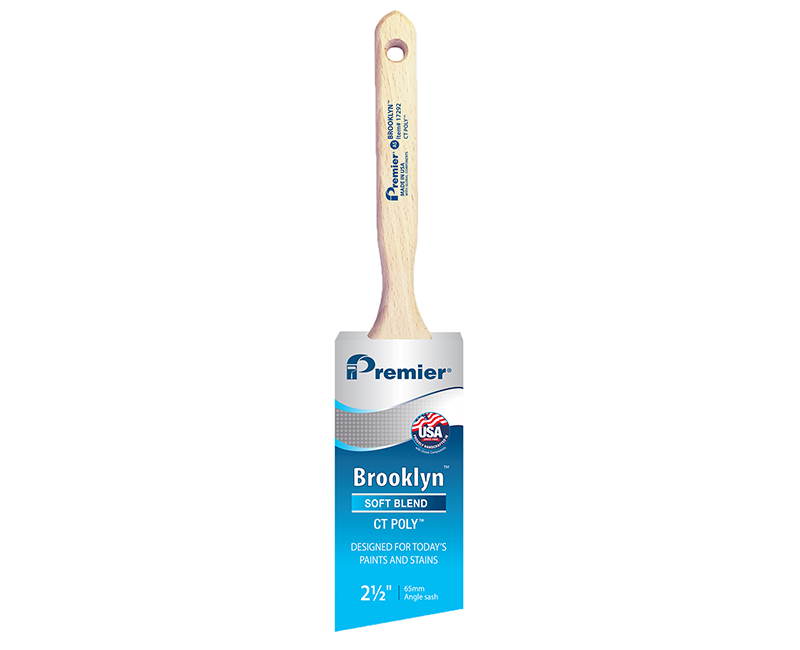 2-1/2" Brooklyn Angle Sash Poly Brush