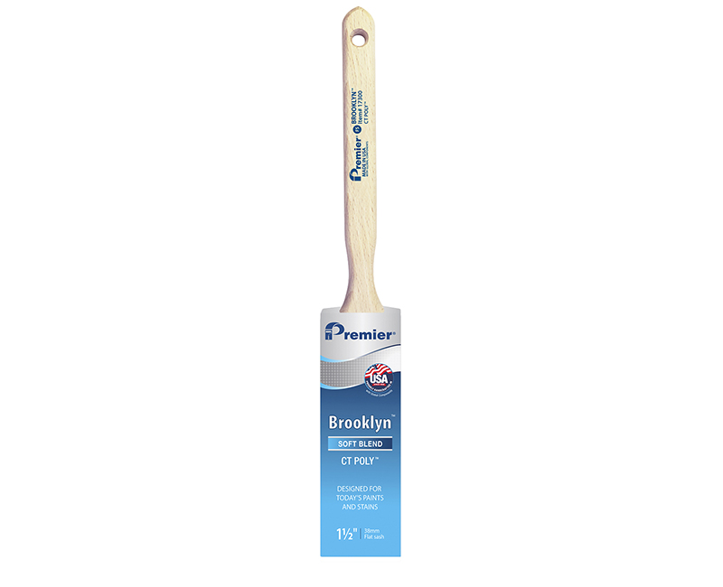 1-1/2" Brooklyn Flat Sash Poly Brush