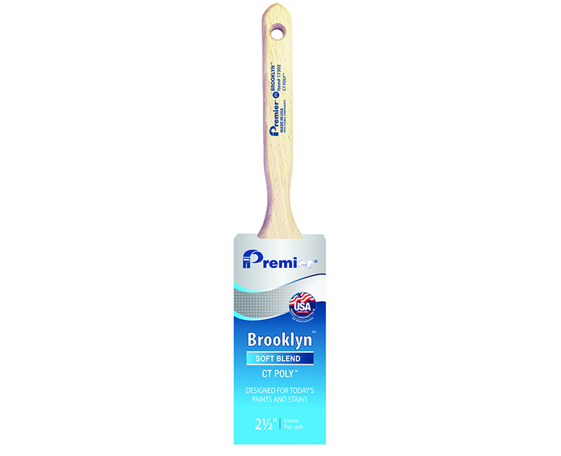 2-1/2" Brooklyn Flat Sash Poly Brush