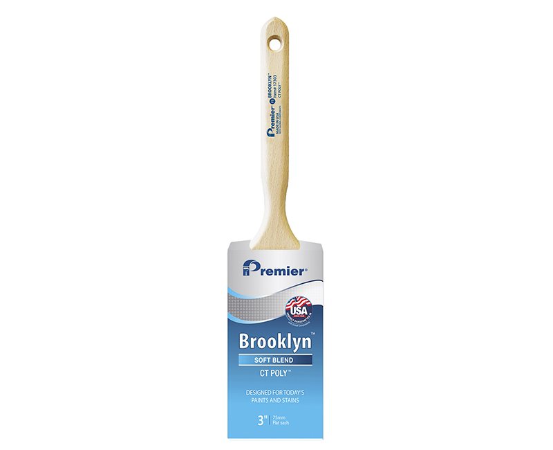 3" Brooklyn Flat Sash Poly Brush