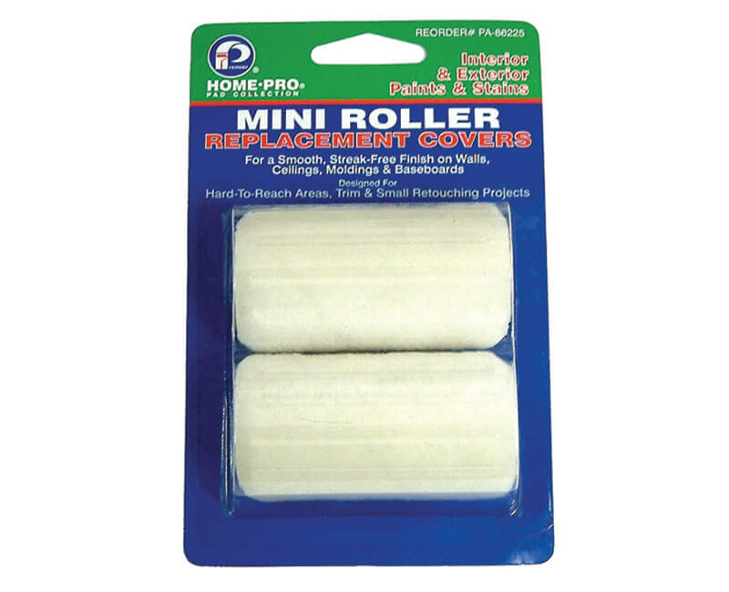 Mini Roller Replacement Covers - 2 Pack