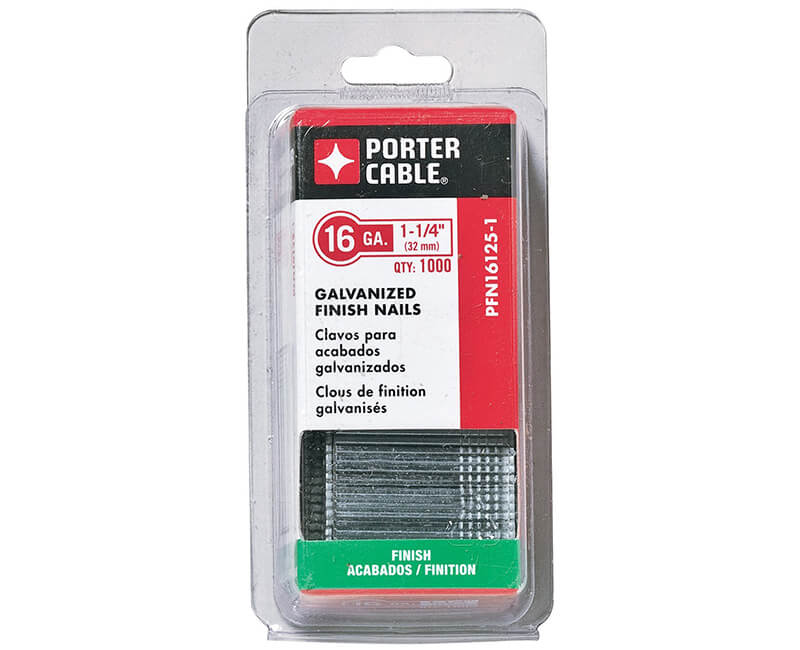 1-1/4" Finish Nail - 16 Gauge 1000 Pack