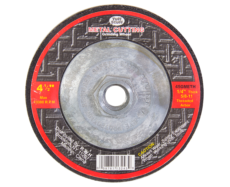 4-1/2" X 1/4" X 5/8-11 Metal Grinding Wheel