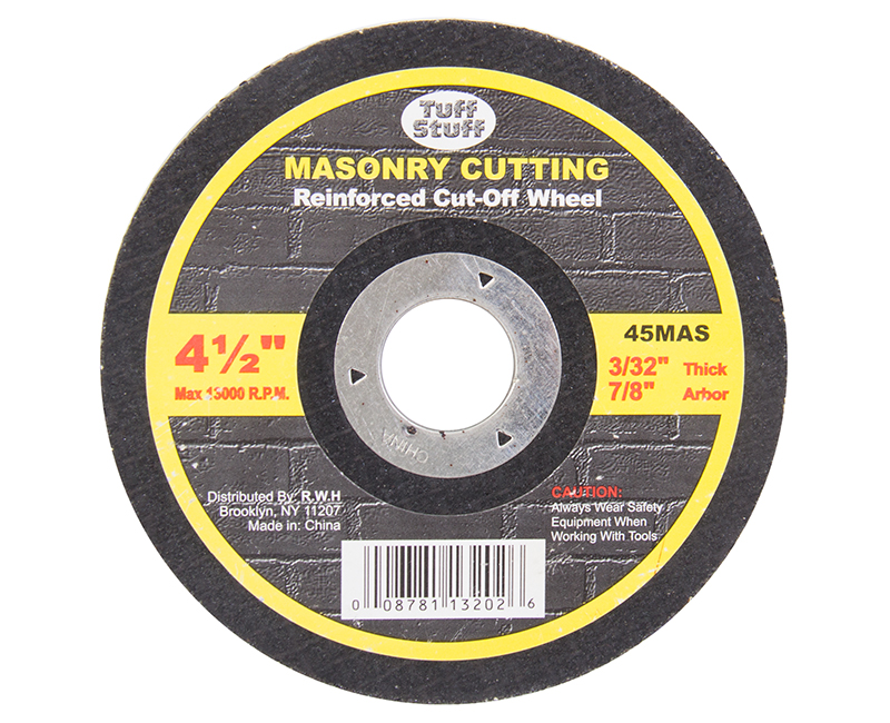 4-1/2" X 3/32" X 7/8" Arbor Masonry Cutting Blade