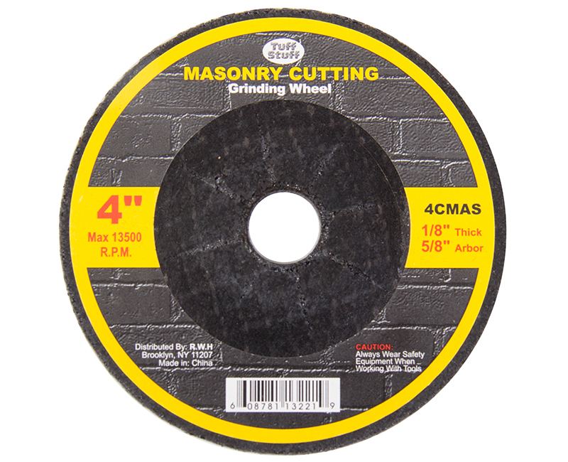 4" X 1/8" X 5/8" Arbor Masonry Cutting Wheel