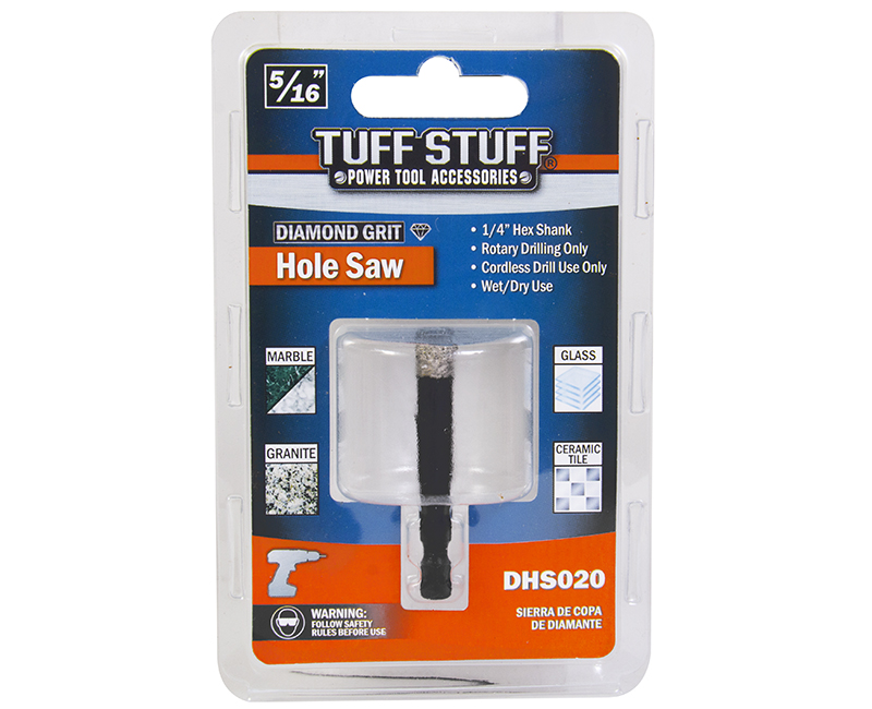 5/16" Diamond Grit Holesaw