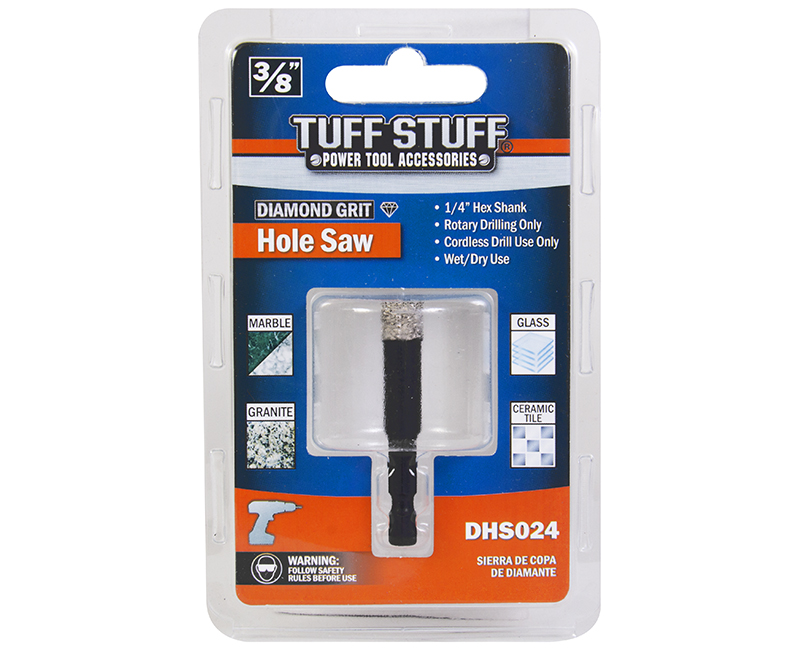 3/8" Diamond Grit Holesaw