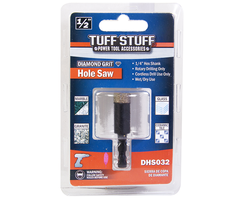 1/2" Diamond Grit Holesaw