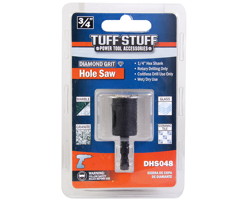 3/4" Diamond Grit Holesaw