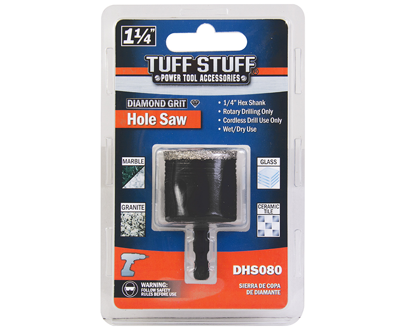 1-1/4" Diamond Grit Holesaw