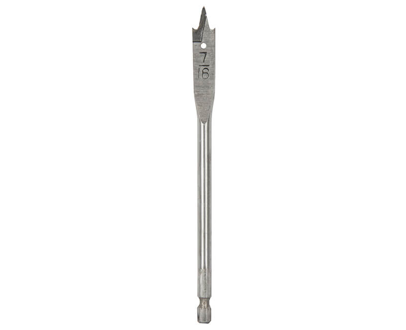 7/16" x 6" Spade Bit - Carded