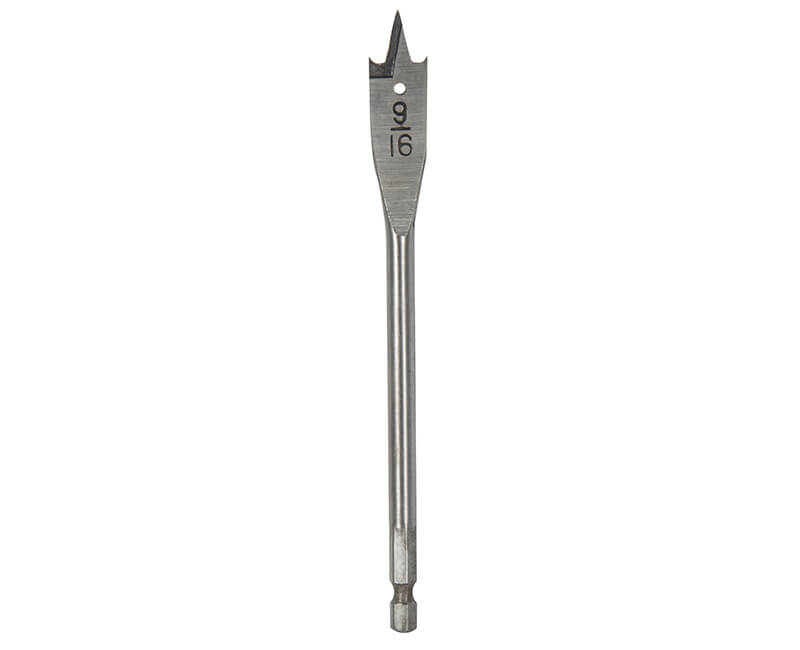 9/16" x 6" Spade Bit - Carded