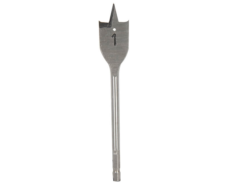 1" x 6" Spade Bit - Carded