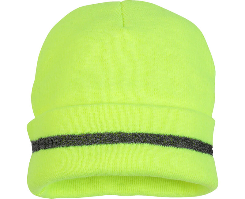 Hi-Vis Lime Knitted Cap