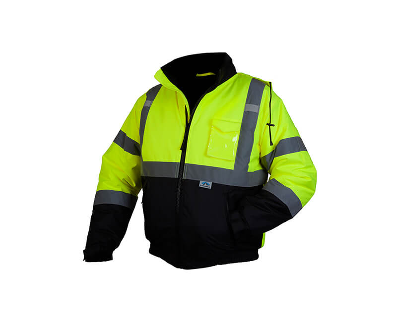 Hi-Vis Bomber Jacket - Large