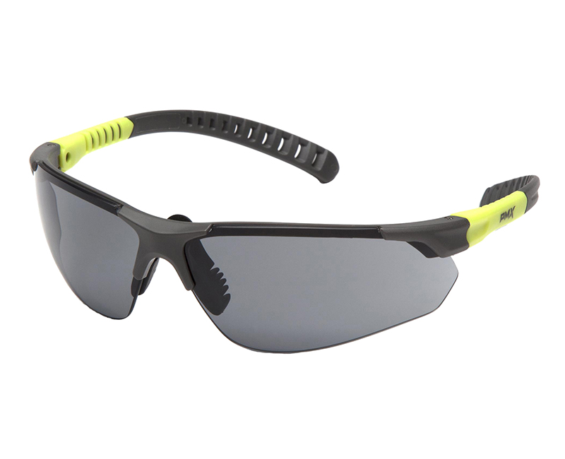 SITECORE GREY + LIME GREY LENS SAFETY GLASSES