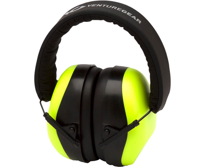 Low Profile Hearing Protector - Hi Vis Lime