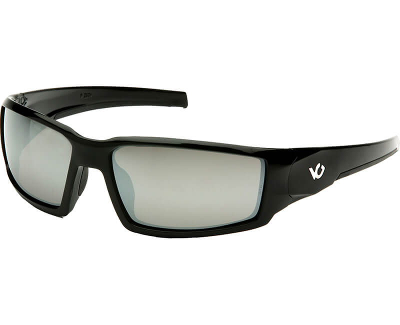 Pagosa Safety Glasses - Black/Silver