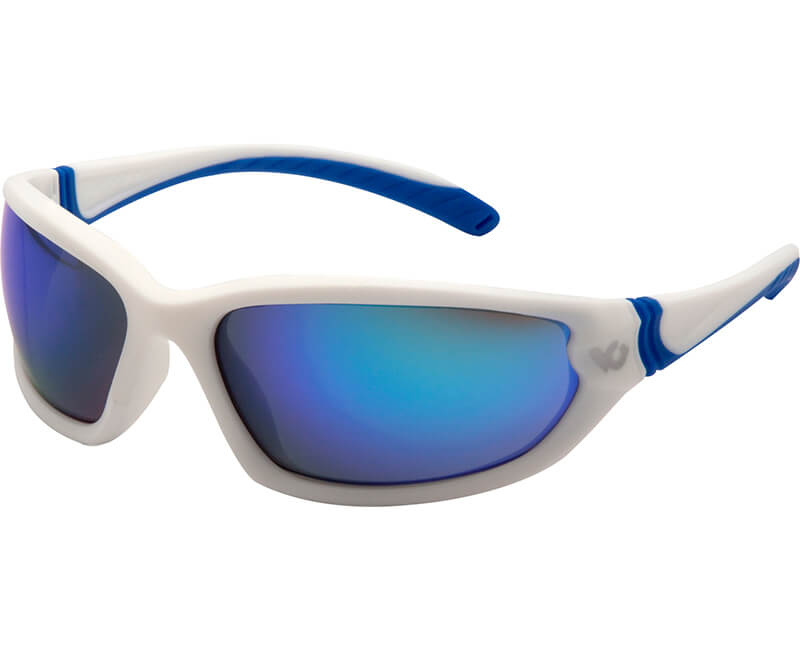 Ococee White Frame - Ice Blue Mirror Anti-Fog Lens