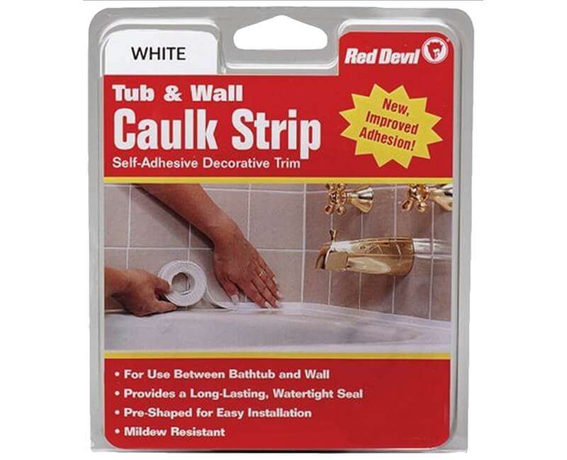 7/8" X 11' Tub And Wall Caulk Strips