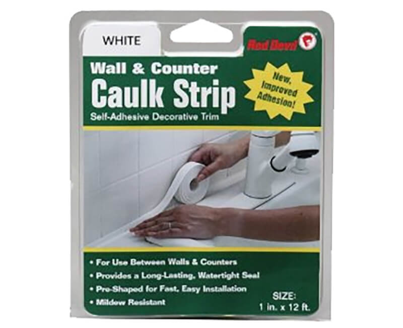 7/8" X 12' Wall And Counter Caulk Strips