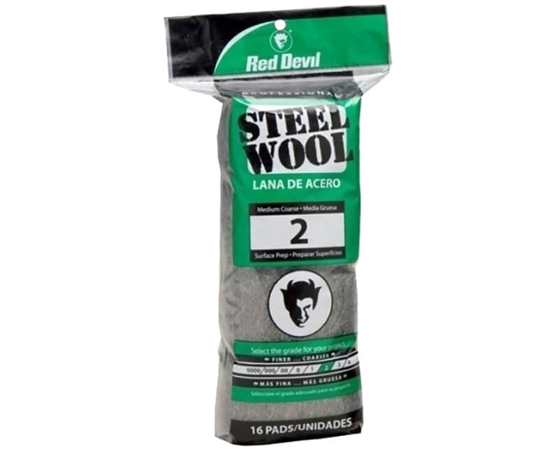 Medium Coarse Steel Wool - 16 Pack