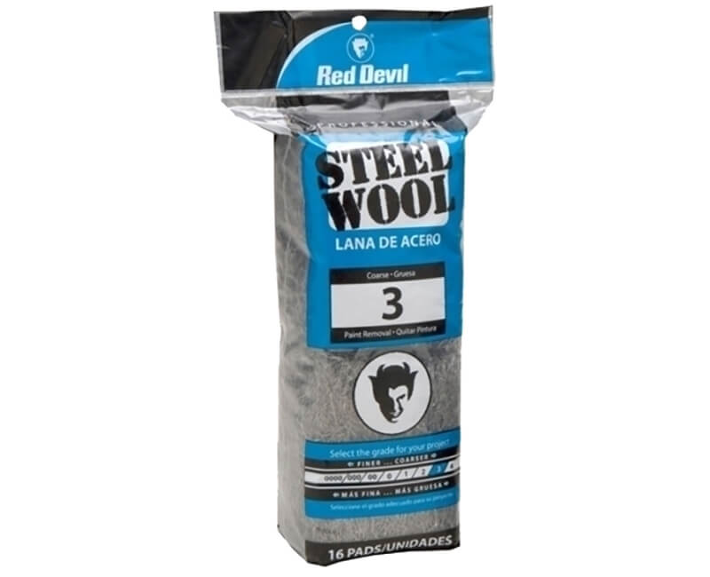 Coarse Steel Wool - 16 Pack