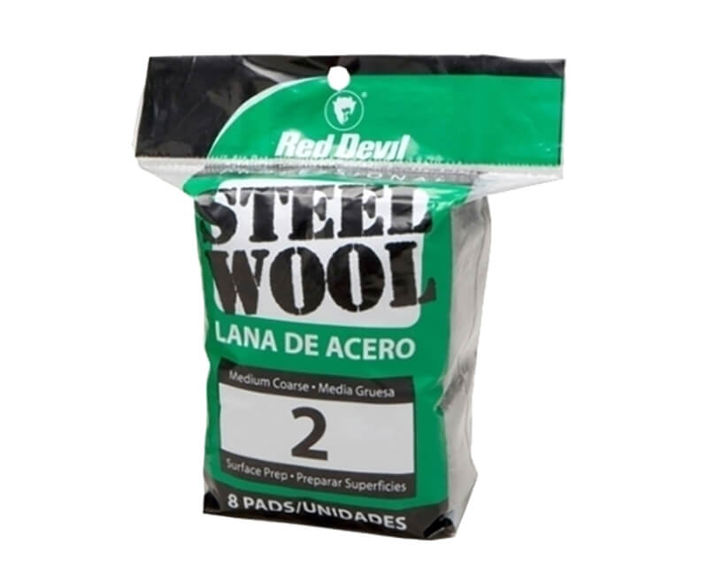 Medium Coarse Steel Wool - 8 Pack