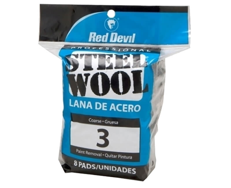 Coarse Steel Wool - 8 Pack