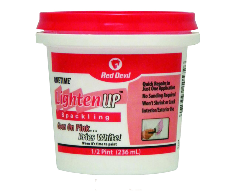 R/D LIGHTEN UP SPACKLE TUB 1/2 PINT