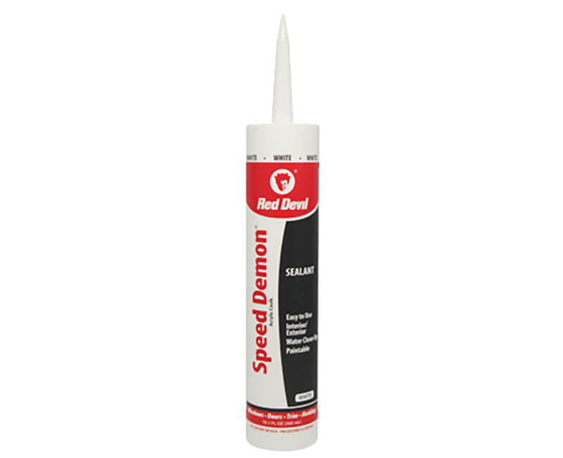 10 Oz. Speed Demon Acrylic Caulk - White