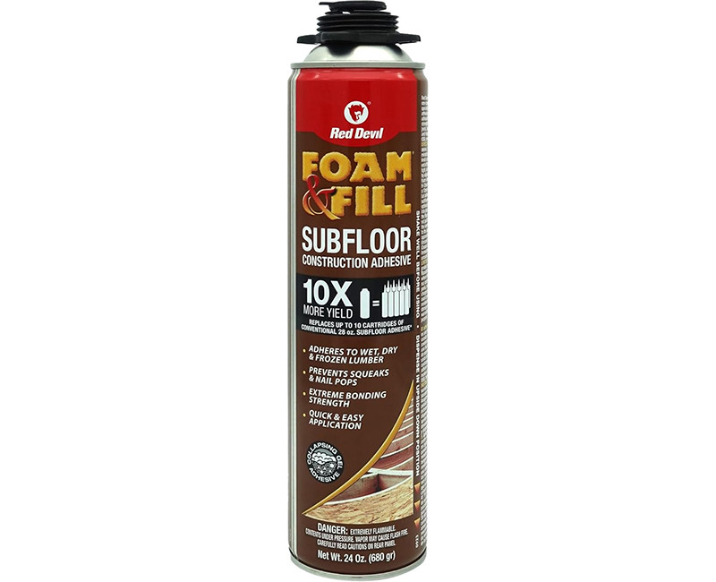 24 OZ FOAM & FILL SUBFLOOR GUN FOAM ADHESIVE/SEALANT